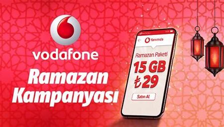 Vodafone Ramazan Ayı Bedava İnternet Kampanyası